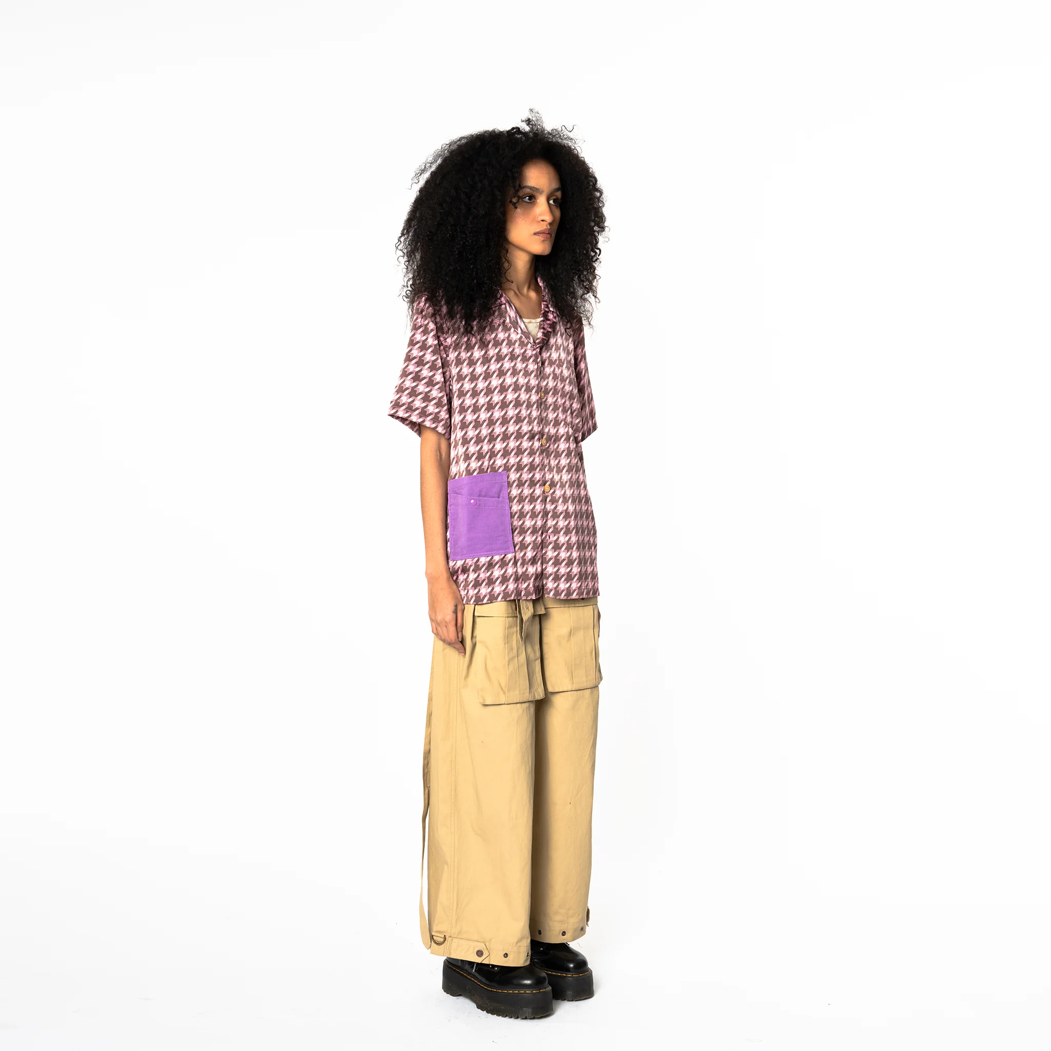 Short Sleeve Shirt - Dynamic Houndstooth - Image 4