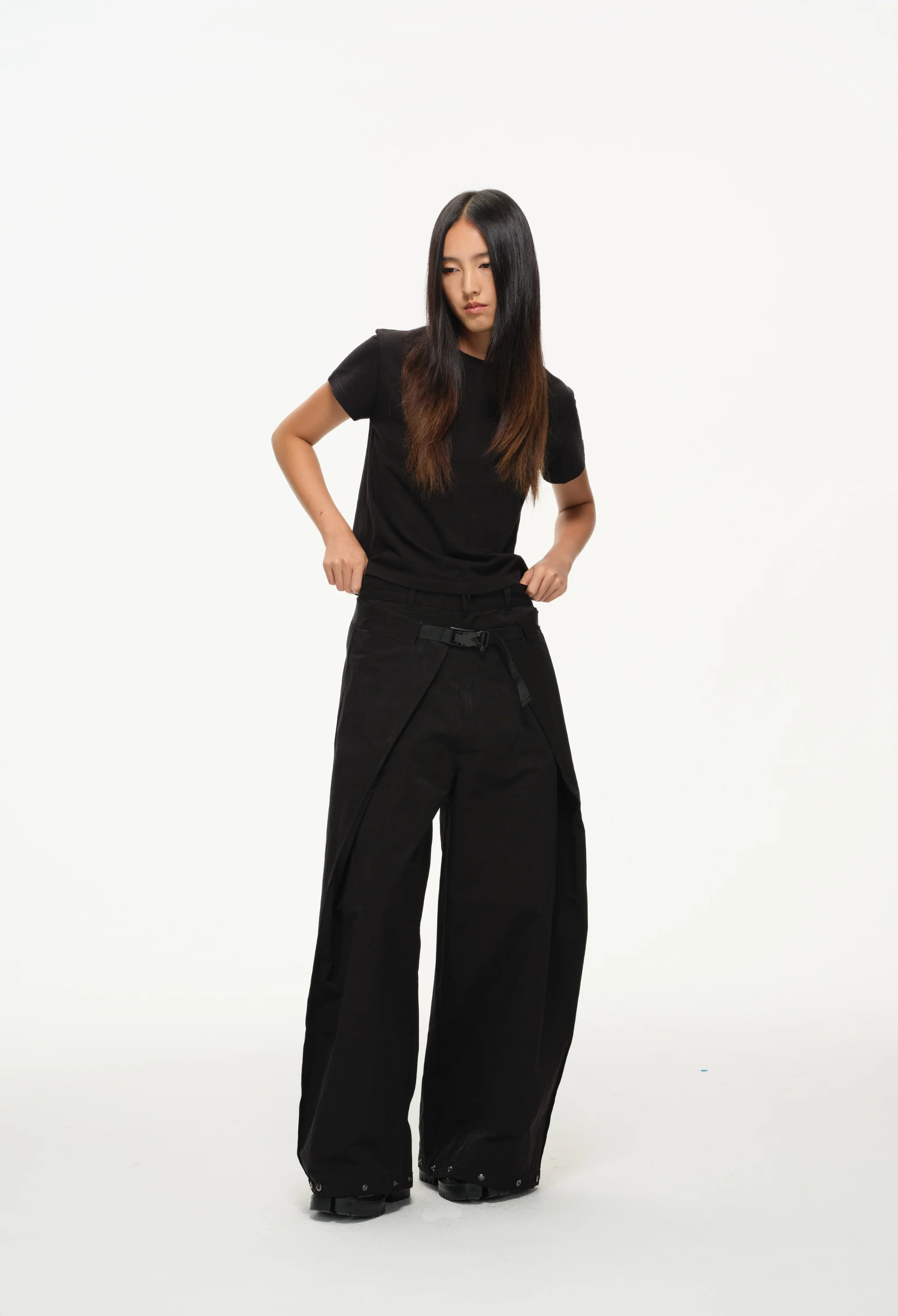 Snap Wrap Pants - Midnight - Image 3
