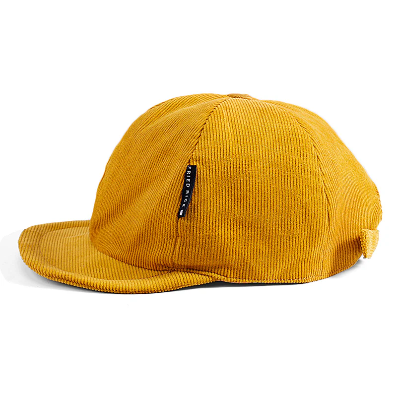 Stylable Brim Corduroy Cap - Mustard Yellow - Image 5