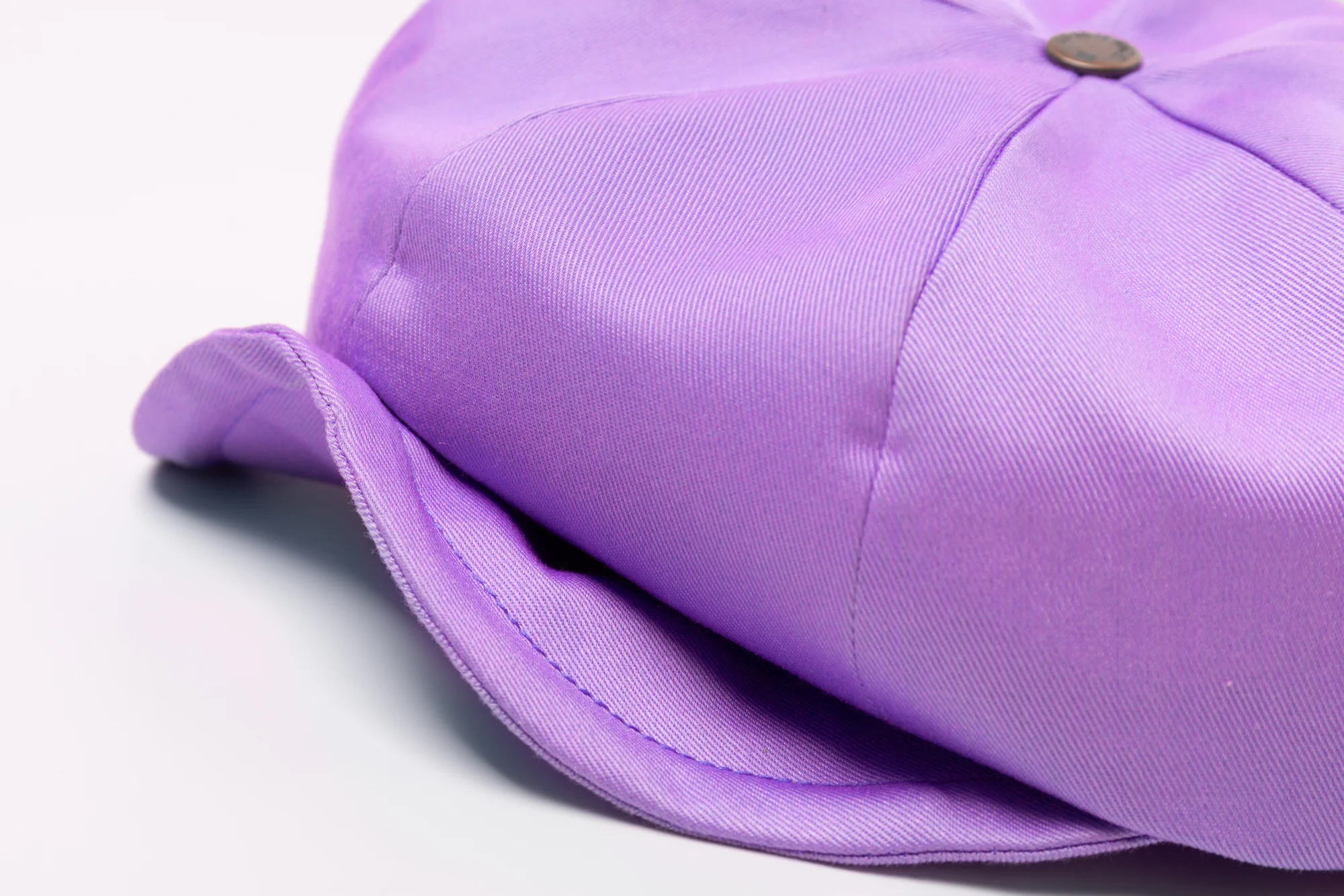 Stylable Brim Newsboy Hat - Metallic Purple - Image 4