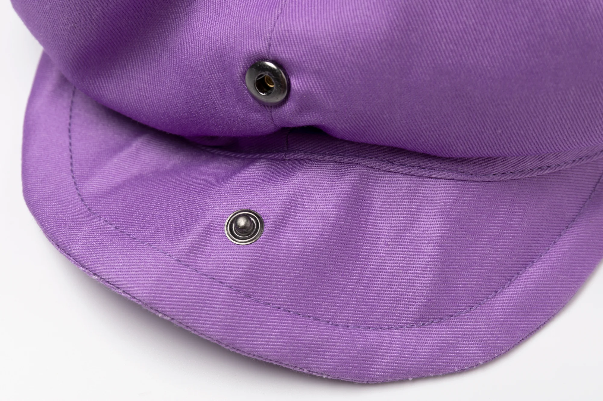 Stylable Brim Newsboy Hat - Metallic Purple - Image 5