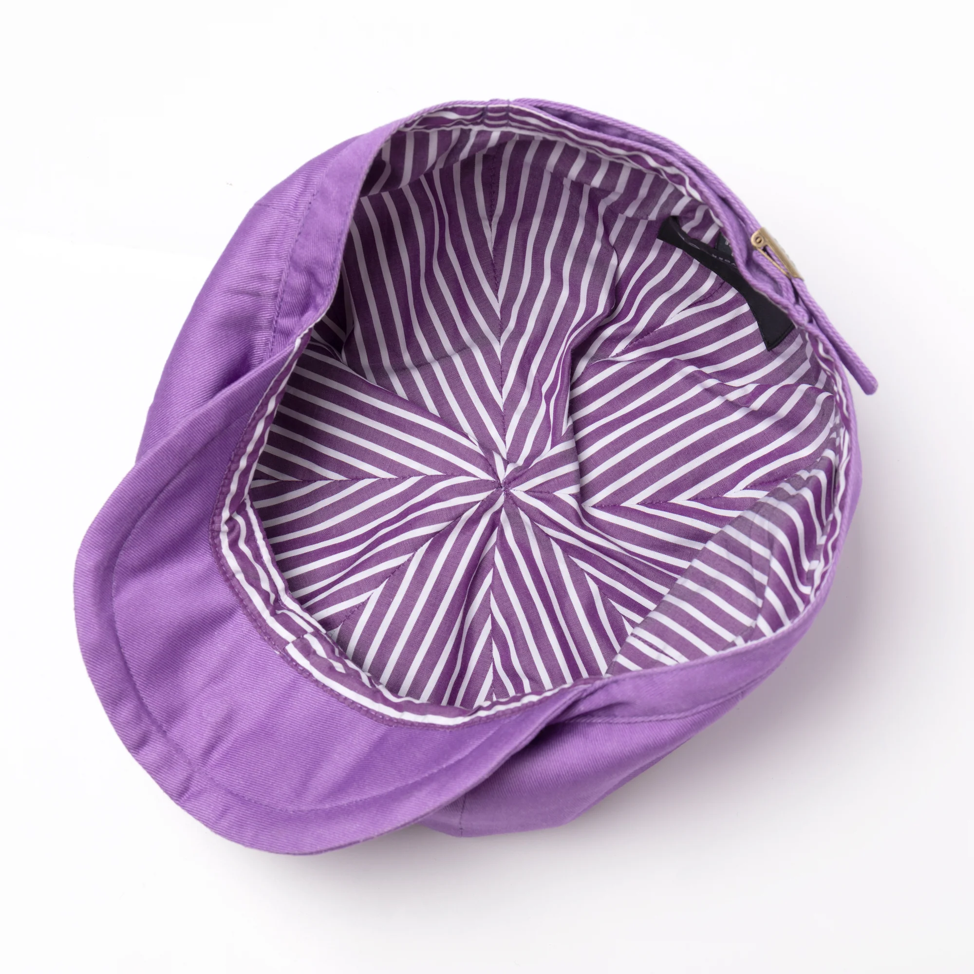 Stylable Brim Newsboy Hat - Metallic Purple - Image 8