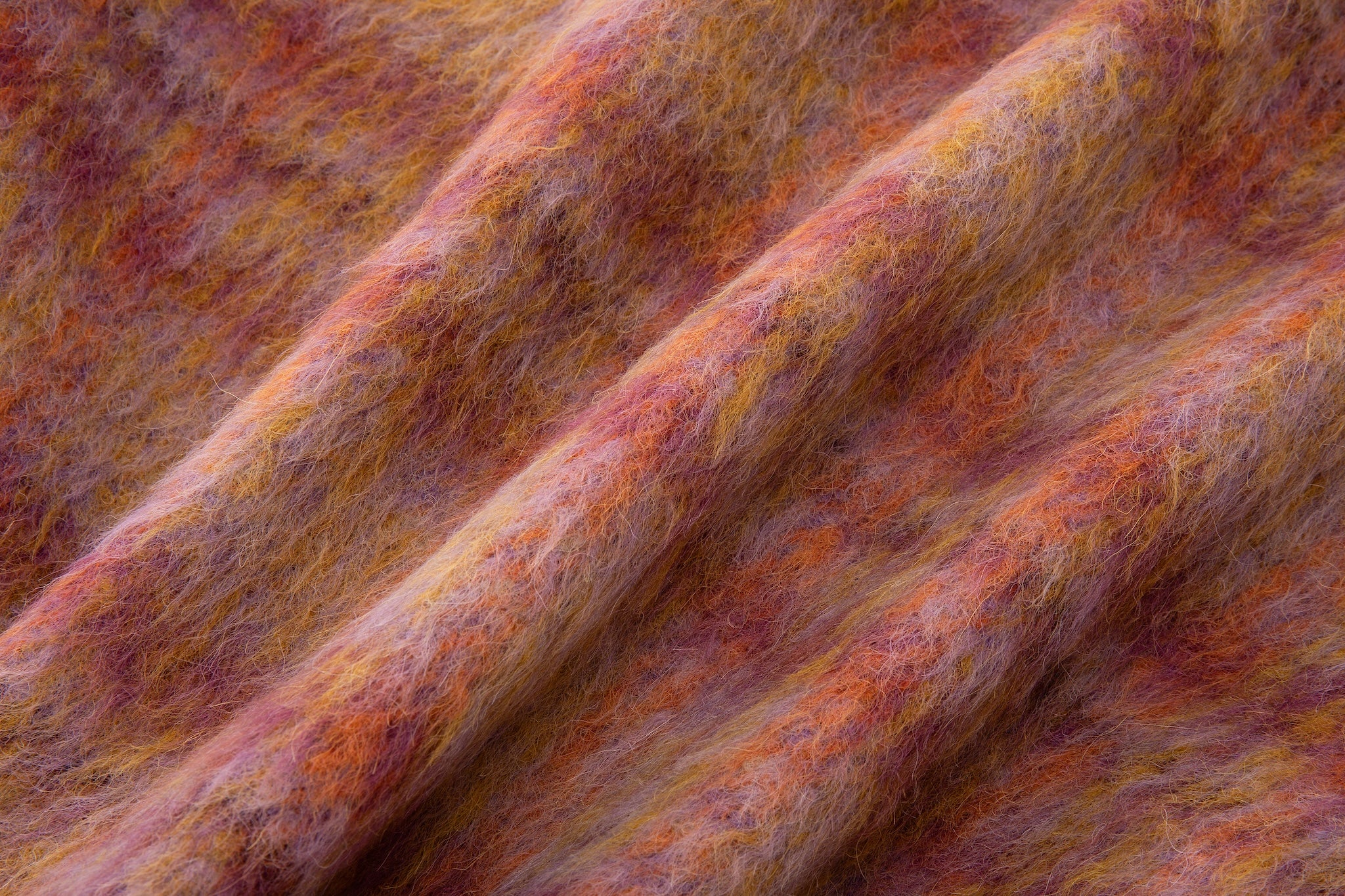 Sunset Cropped Jacket – Brushed Wool Multicolor Plaid - Image 2