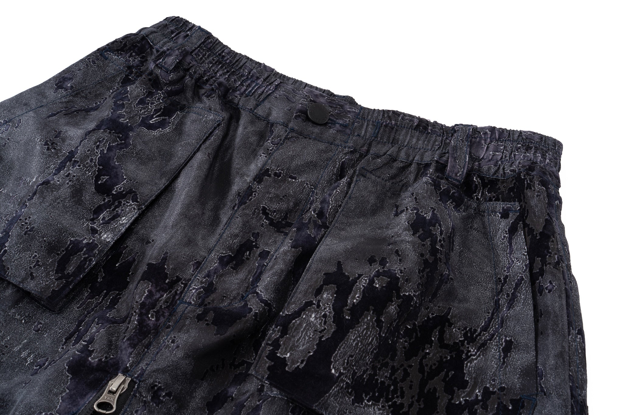 Sumi Zip Split Cargo Skirt - Blue Black - Image 13