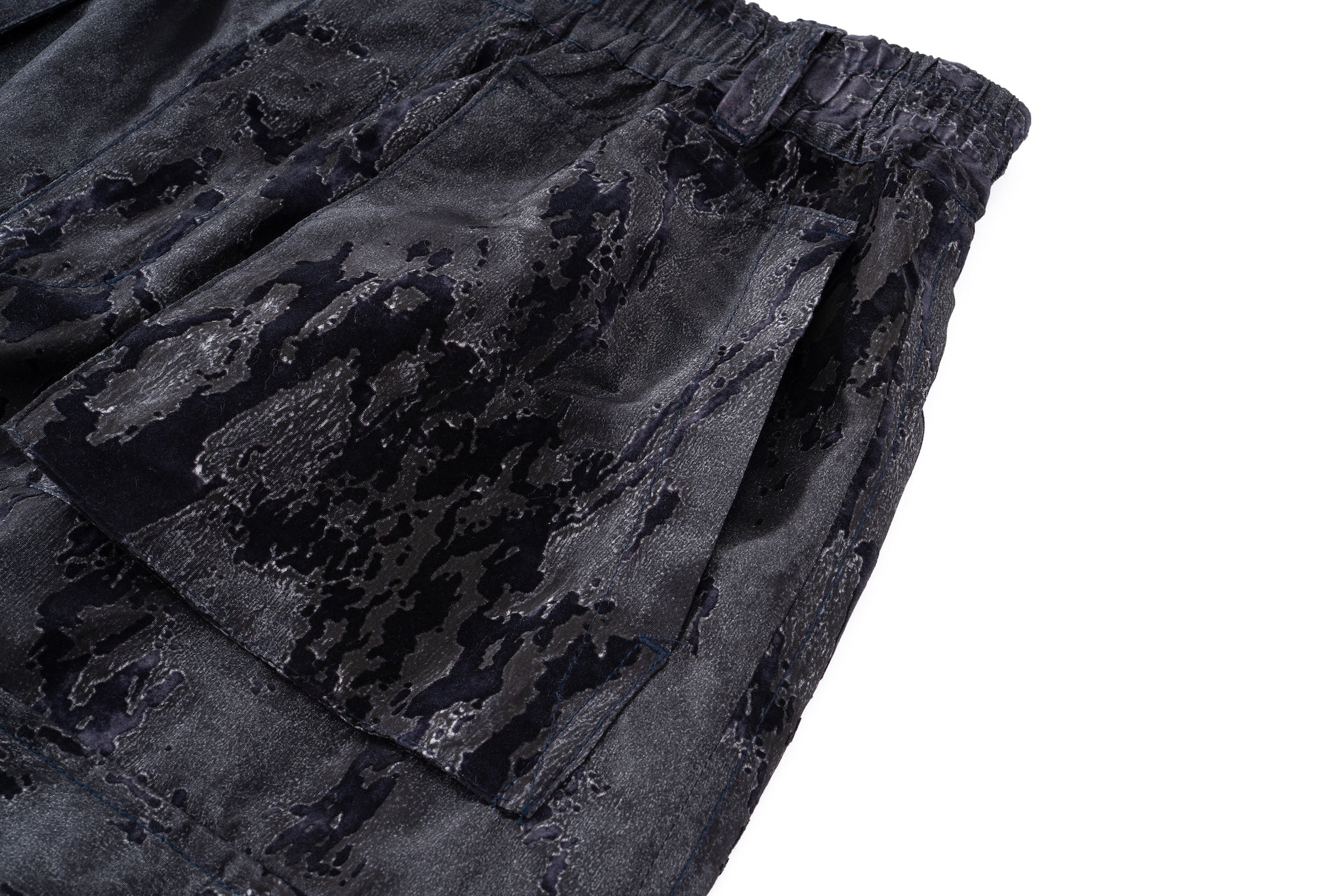 Sumi Zip Split Cargo Skirt - Blue Black - Image 14