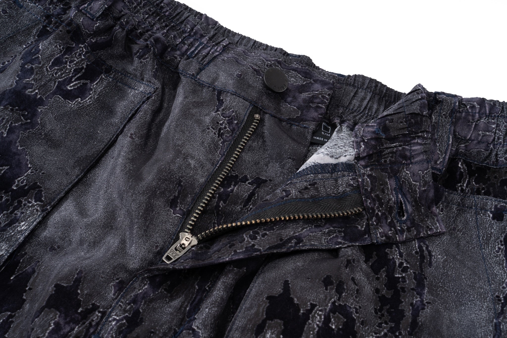 Sumi Zip Split Cargo Skirt - Blue Black - Image 16