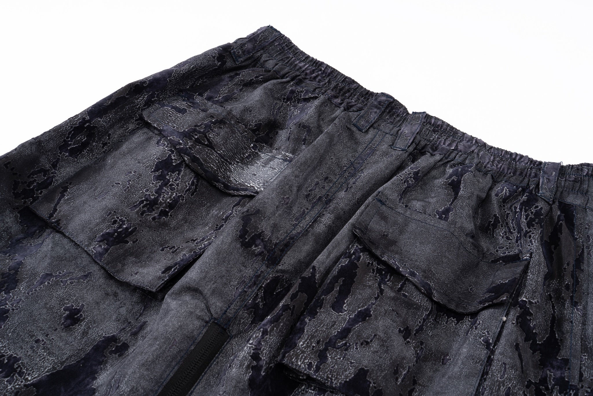 Sumi Zip Split Cargo Skirt - Blue Black - Image 22