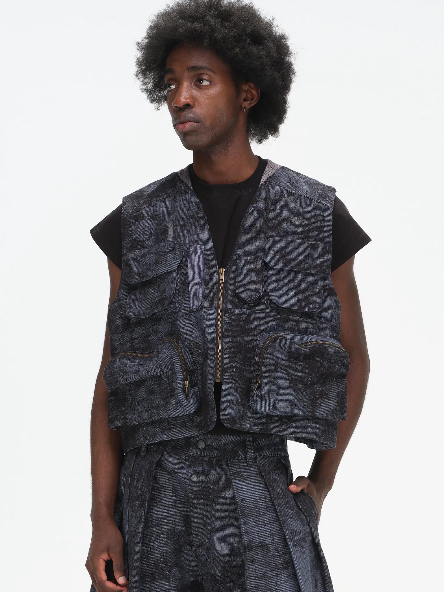 Utility Vest - Abstract Navy - Image 11