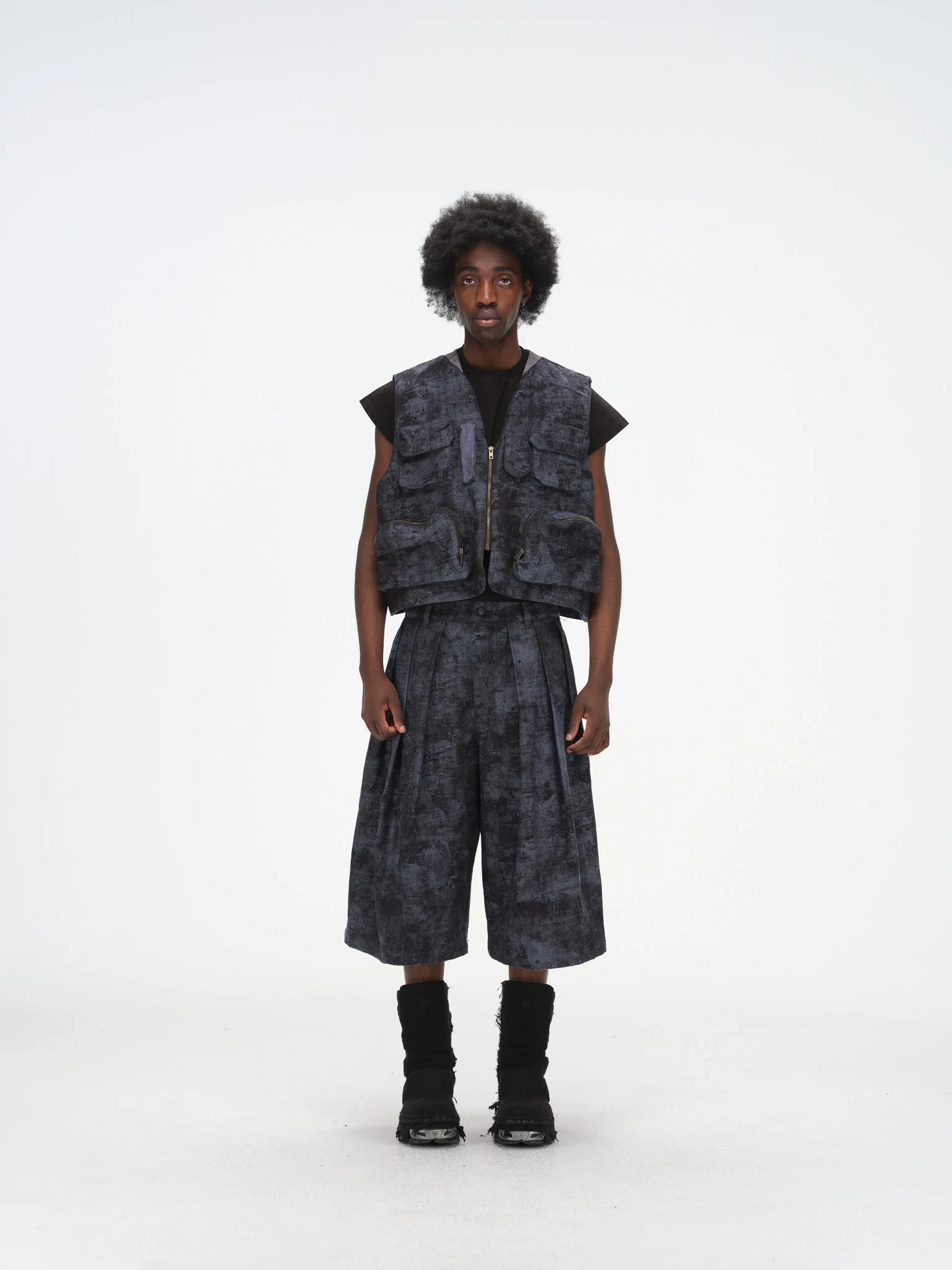 Utility Vest - Abstract Navy - Image 3