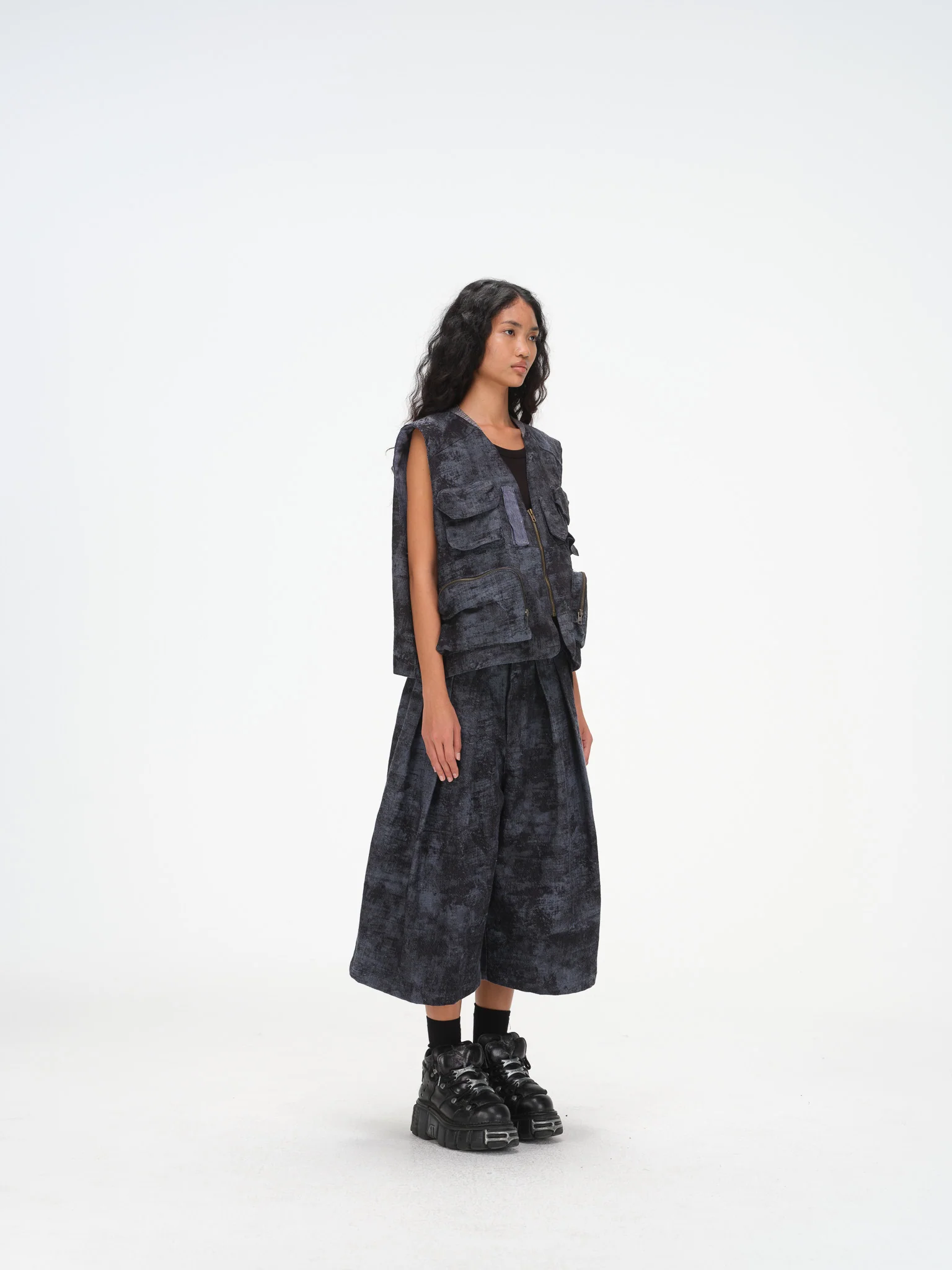 Utility Vest - Abstract Navy - Image 4