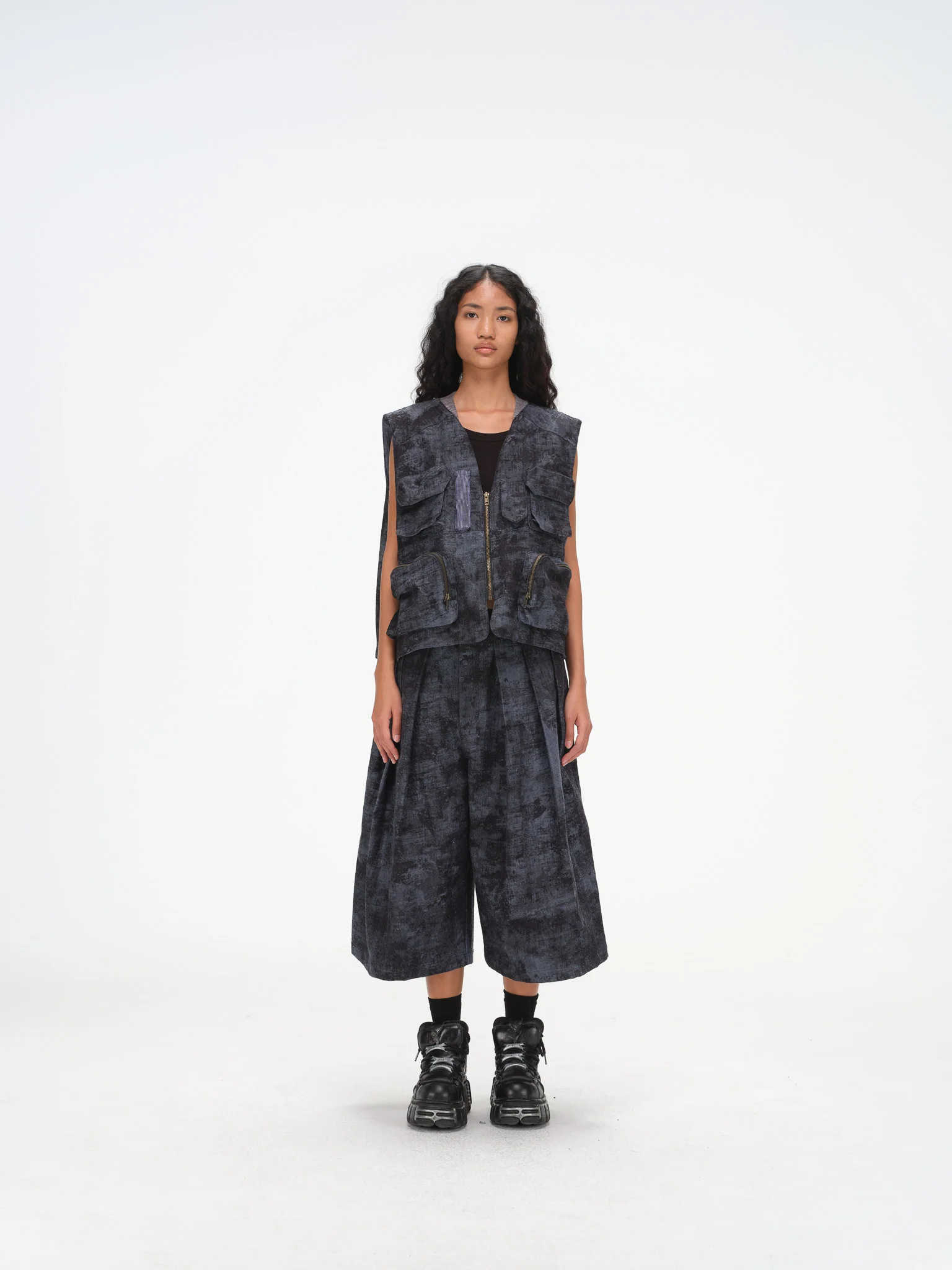 Utility Vest - Abstract Navy - Image 5