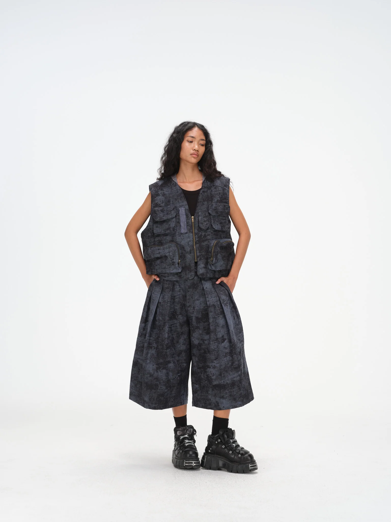 Utility Vest - Abstract Navy - Image 6