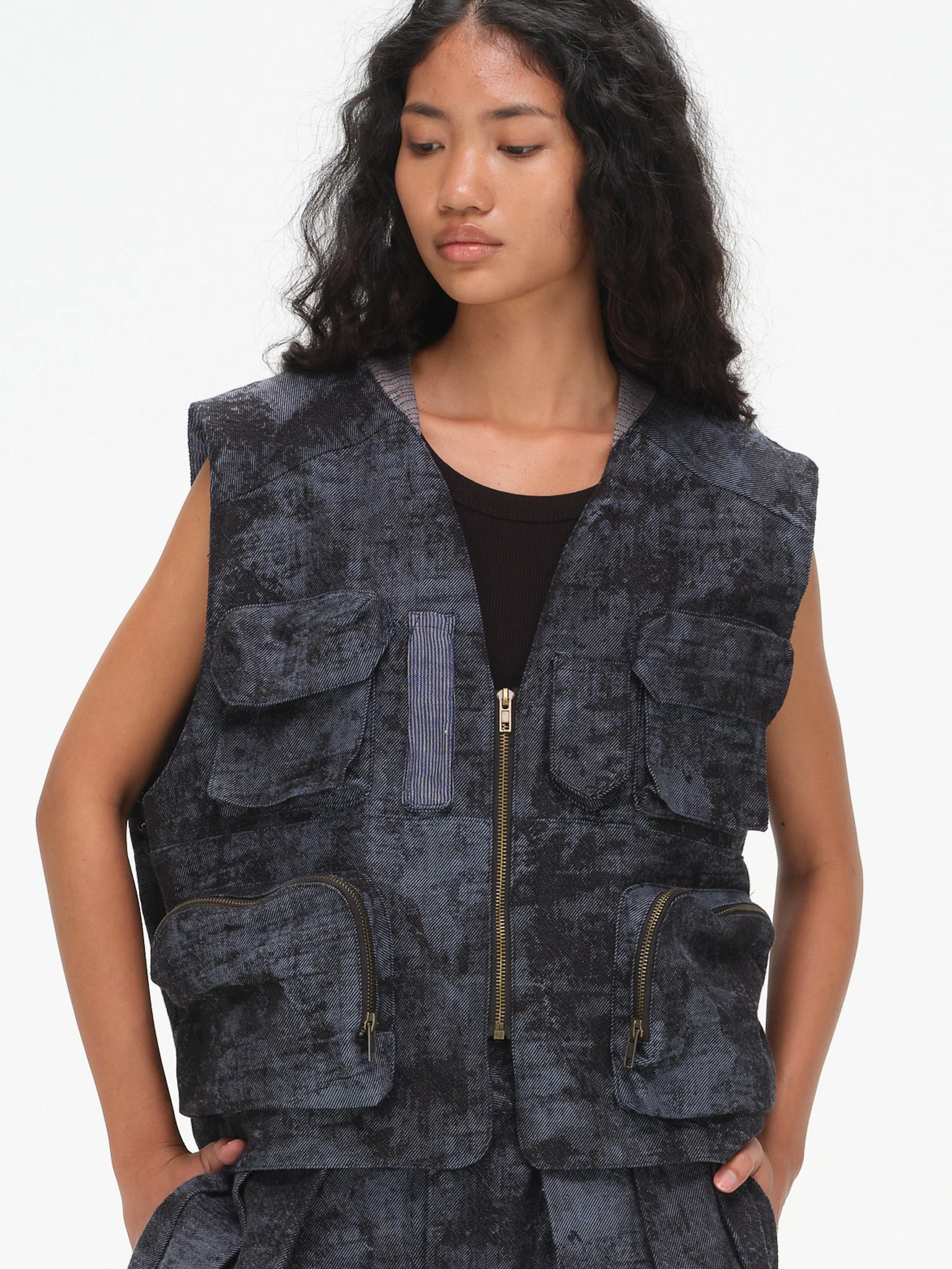 Utility Vest - Abstract Navy - Image 7