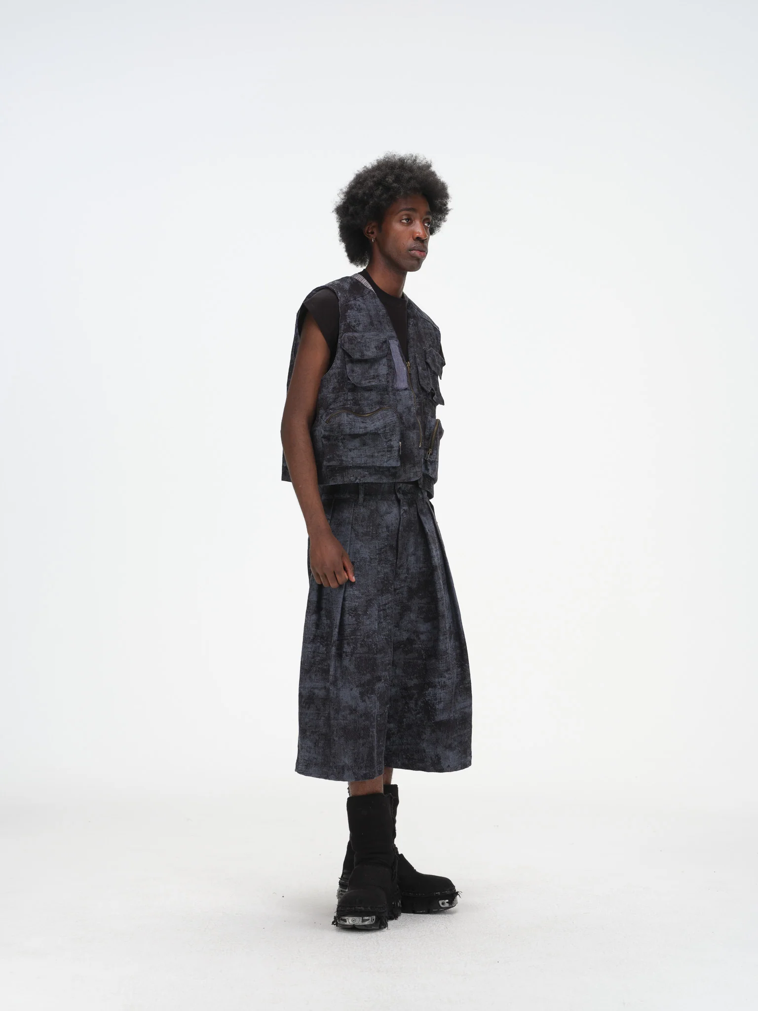 Utility Vest - Abstract Navy - Image 8