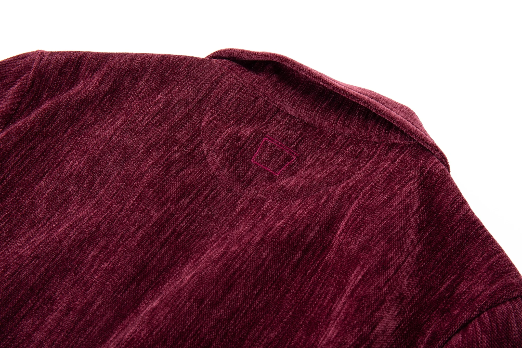 Velour Tracksuit Top – Deep Rouge - Image 13