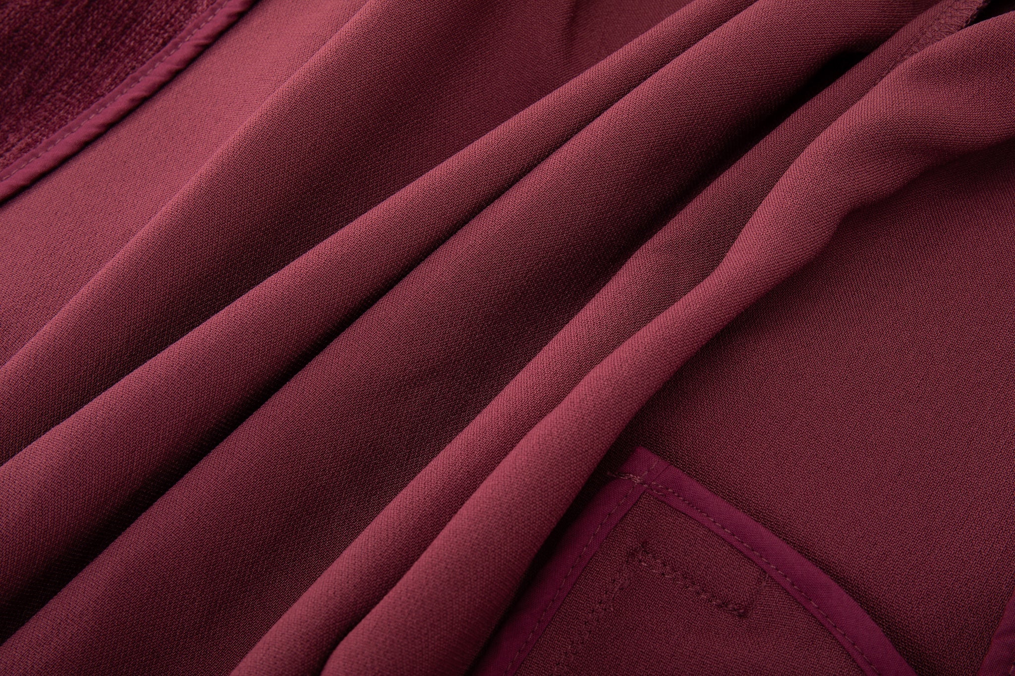 Velour Tracksuit Top – Deep Rouge - Image 17