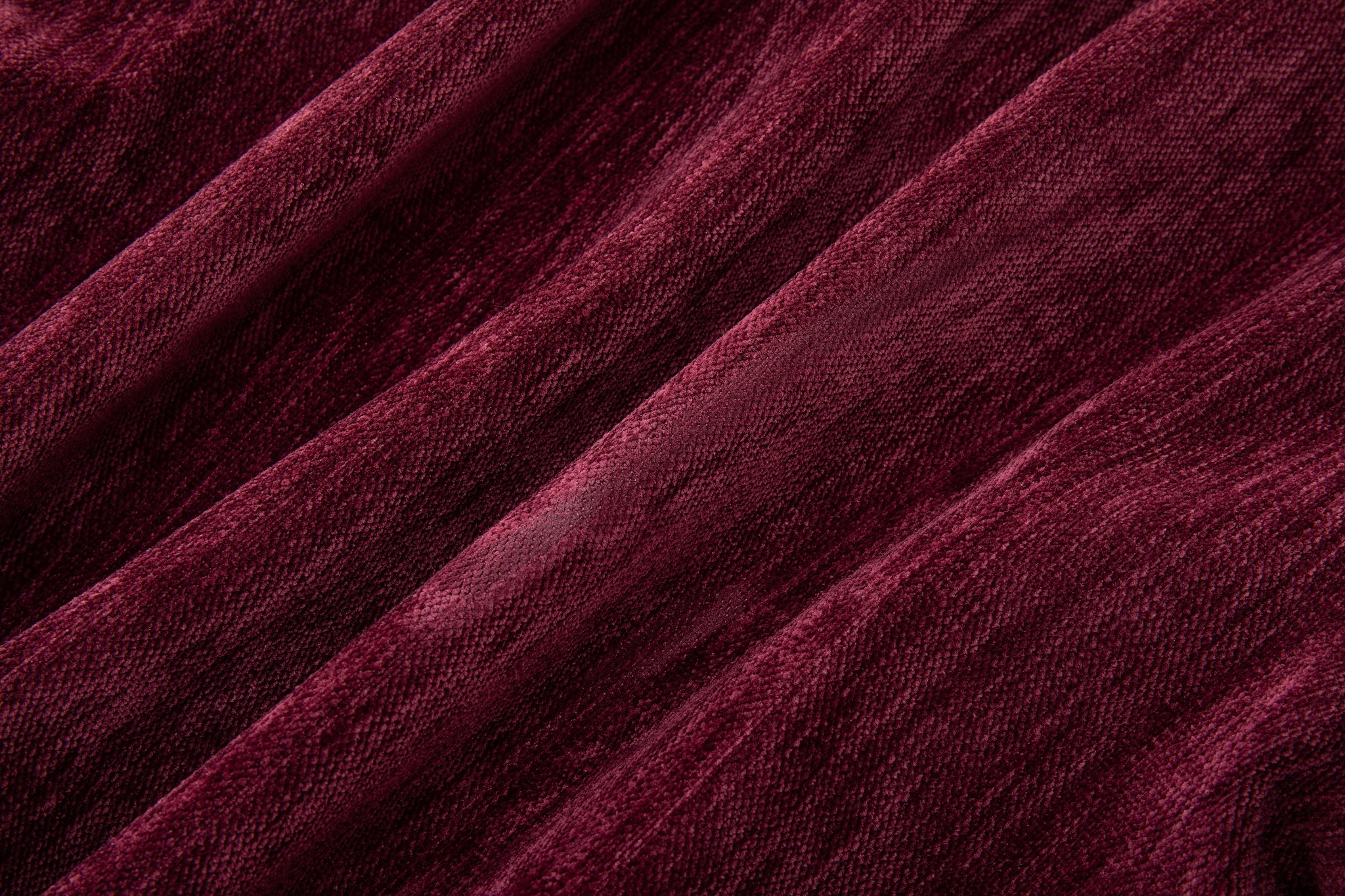 Velour Tracksuit Top – Deep Rouge - Image 18