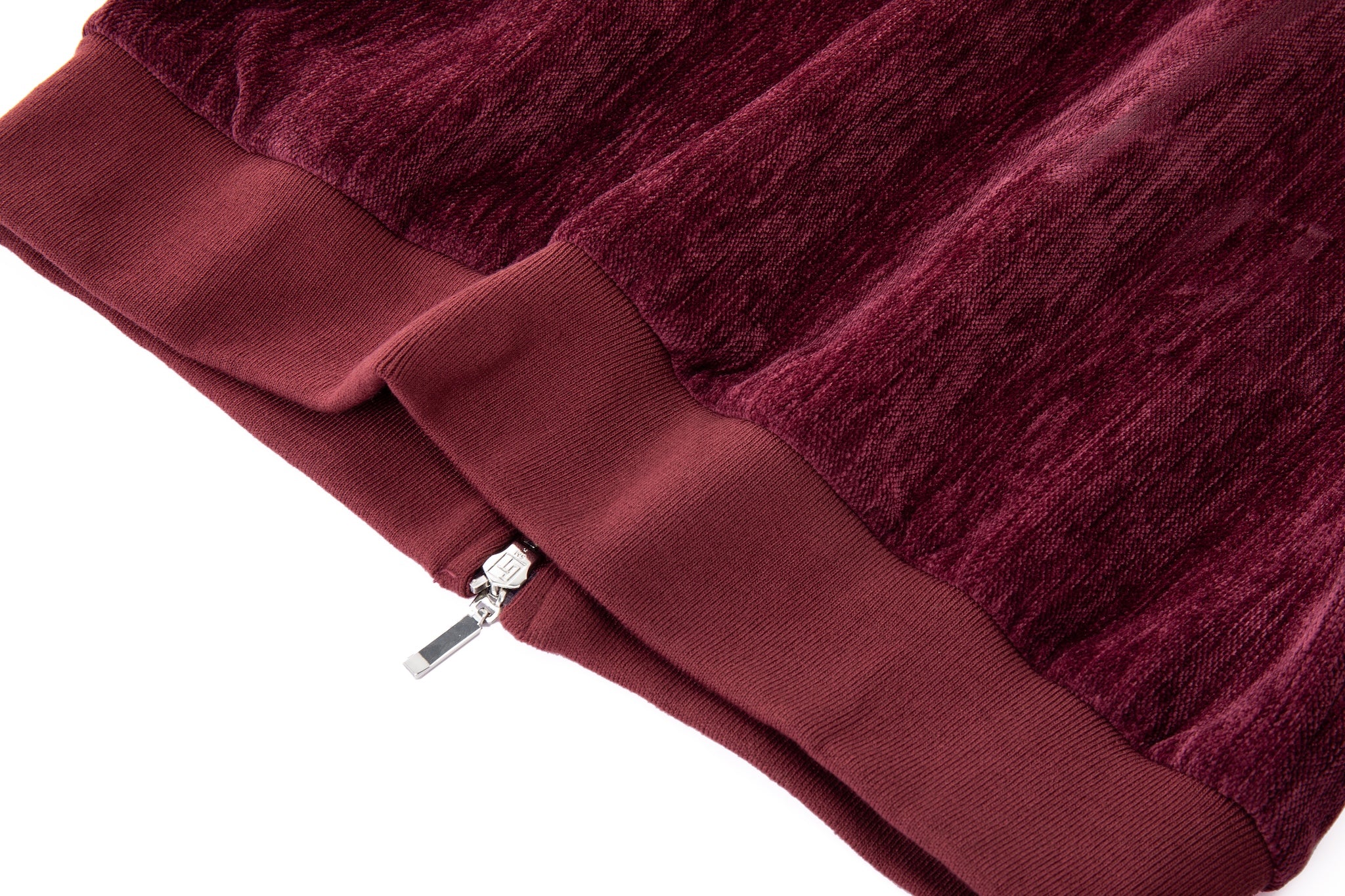 Velour Tracksuit Top – Deep Rouge - Image 19