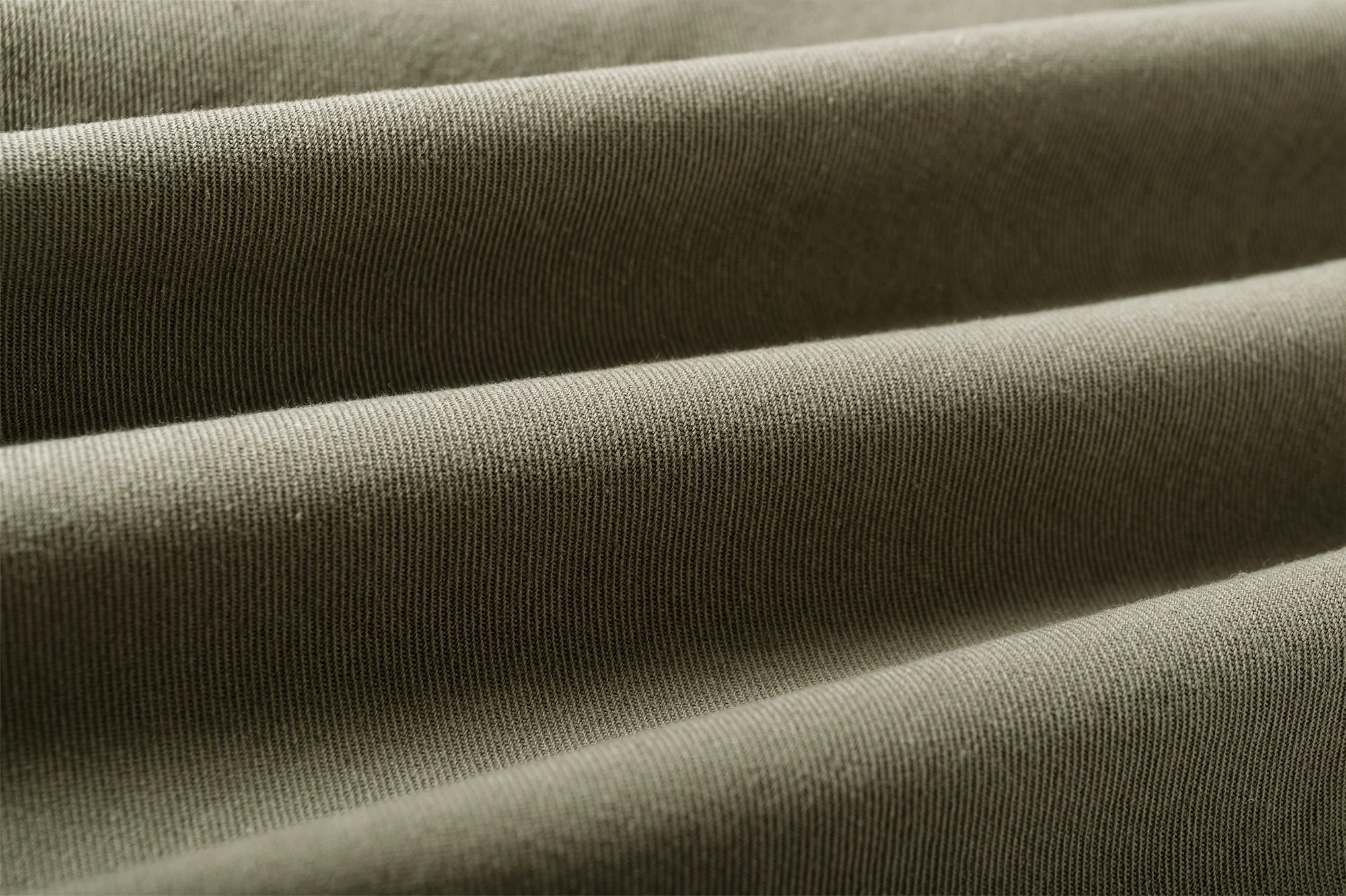 Sashiko Wide Leg Pants - Olive - Image 15
