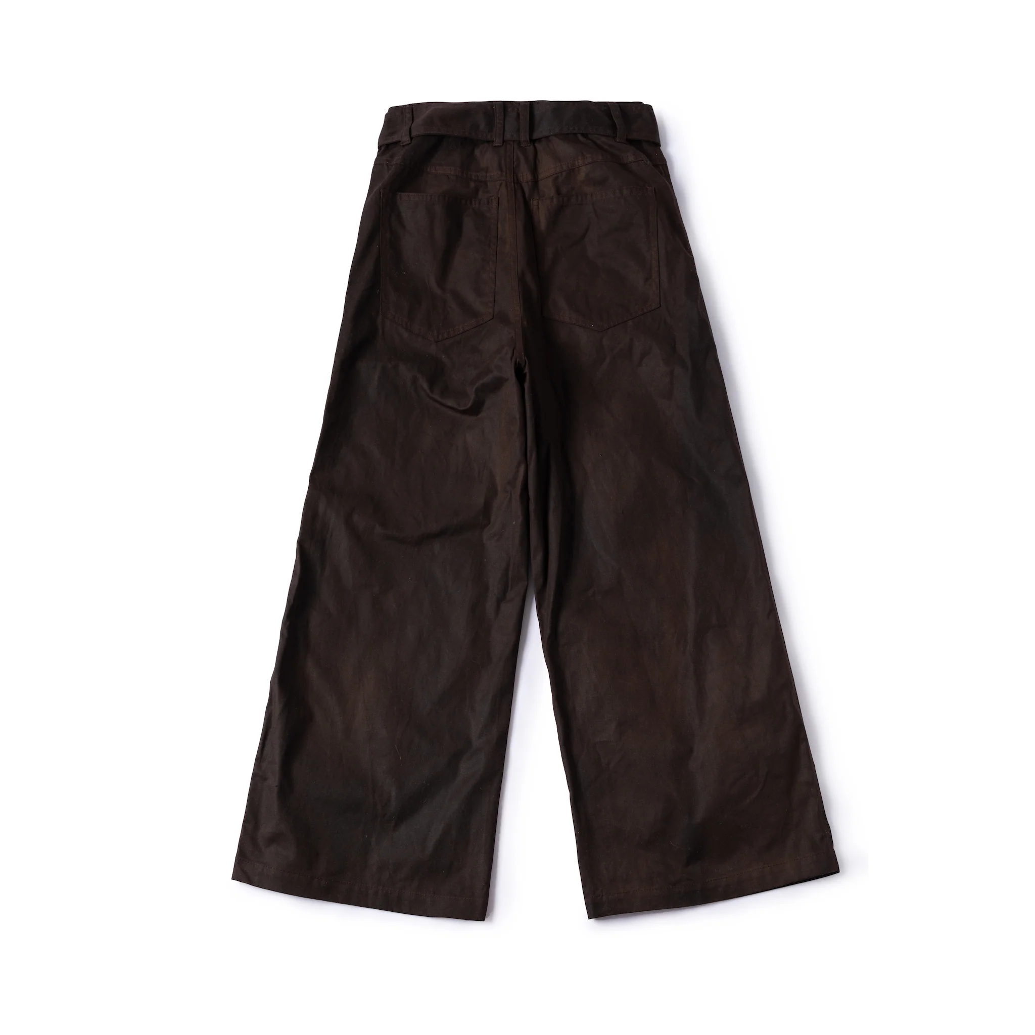 Wide Leg Pants - Waxed - Image 2