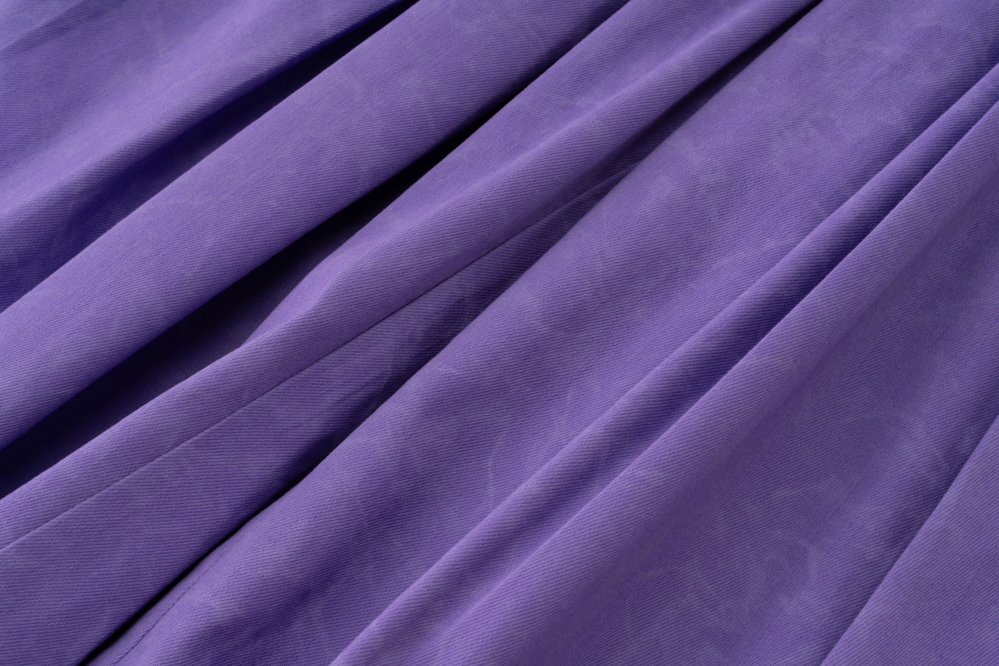 Wide-Leg Pleated Shorts - Purple - Image 2