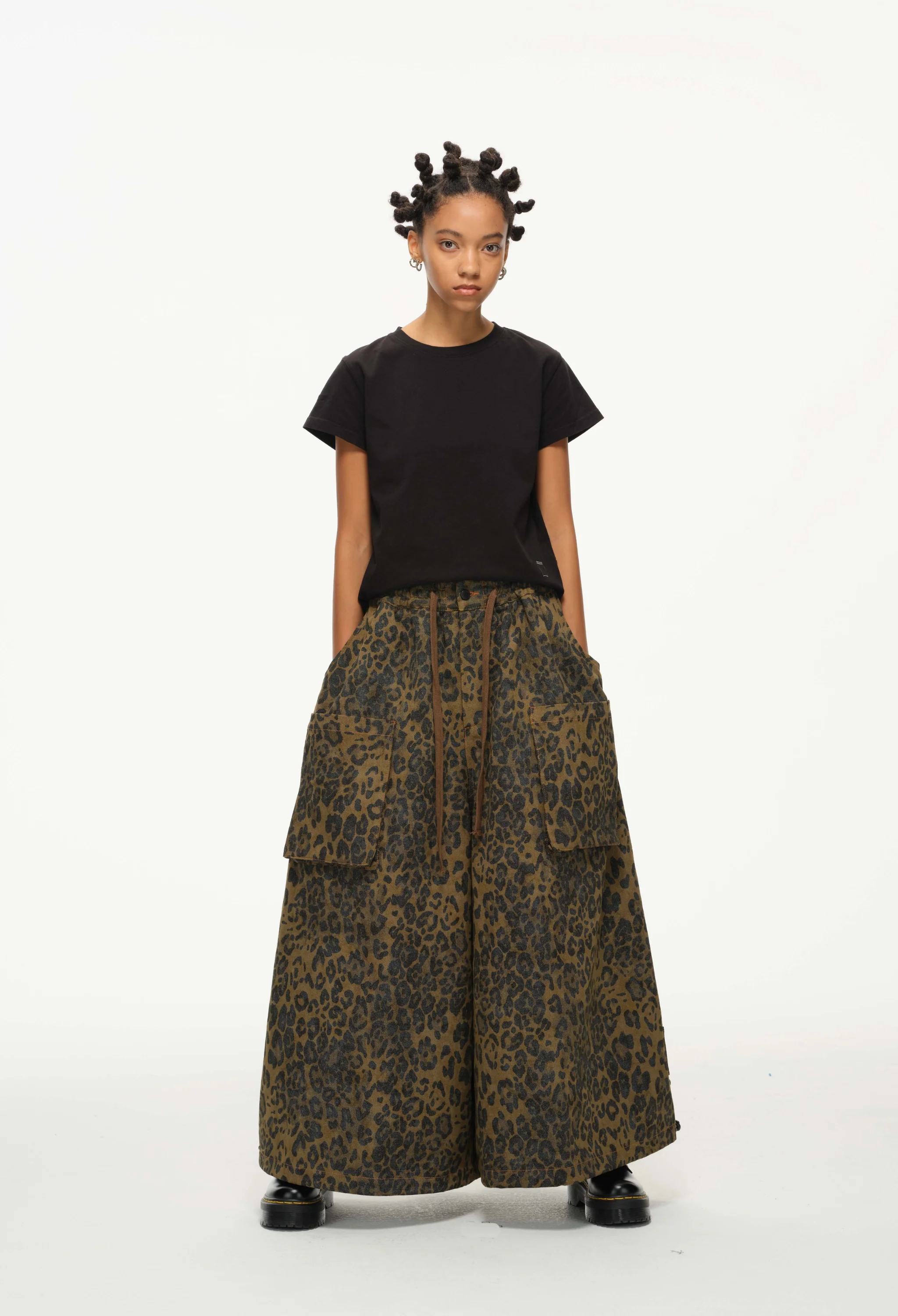 Wide Leg Yemi Pants – Leopard - Image 4