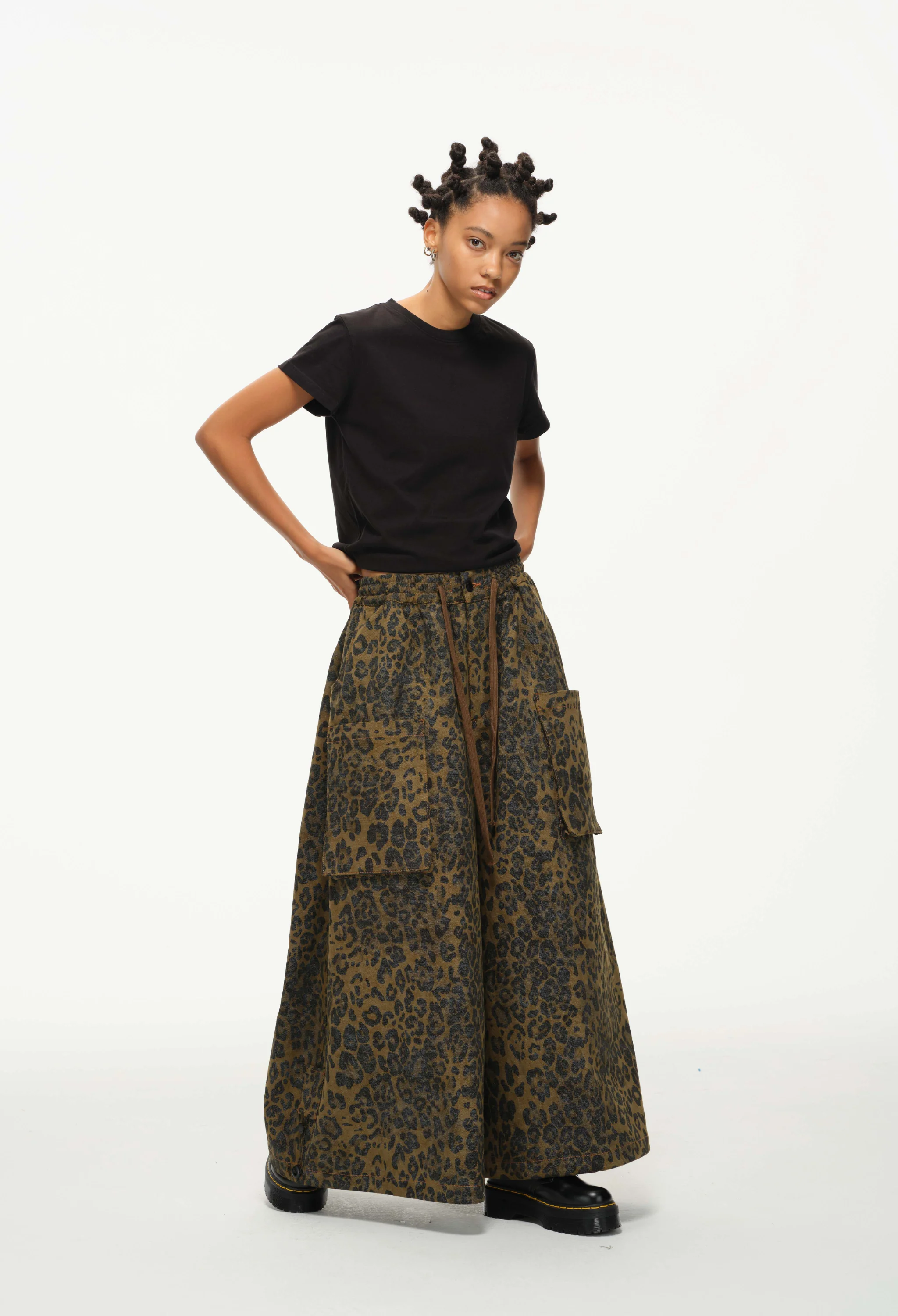 Wide Leg Yemi Pants – Leopard - Image 5