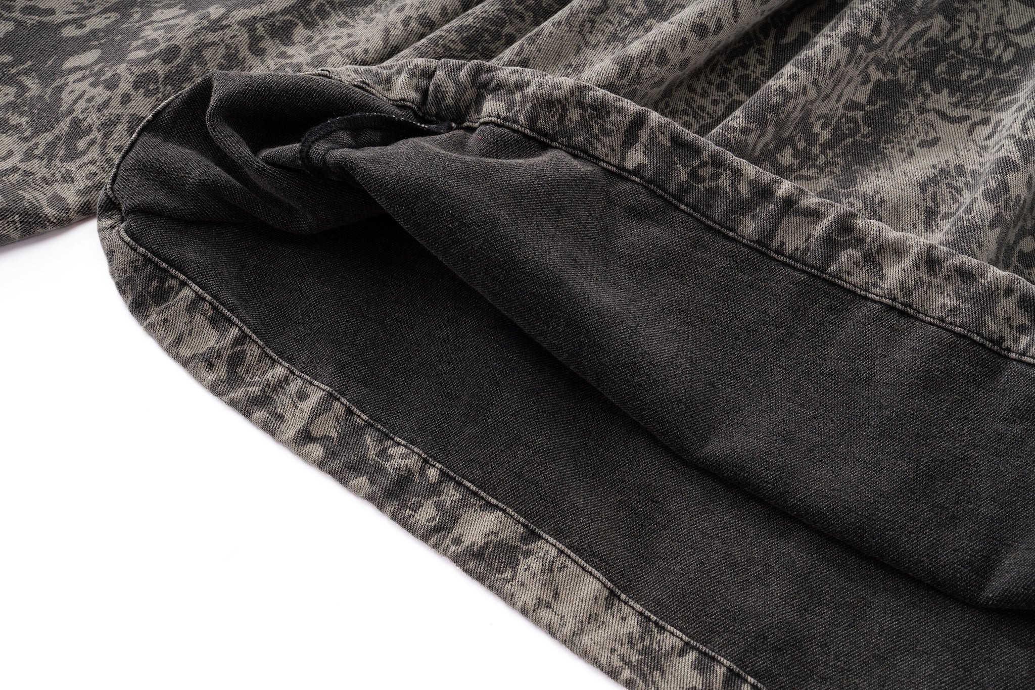 Wide Leg Yemi Pants - Stone Grey Abstract - Image 16