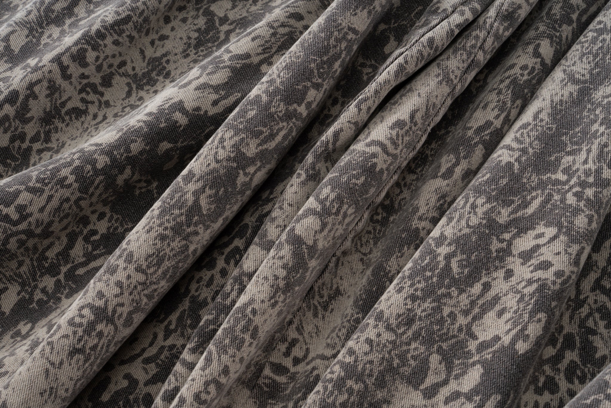 Wide Leg Yemi Pants - Stone Grey Abstract - Image 2