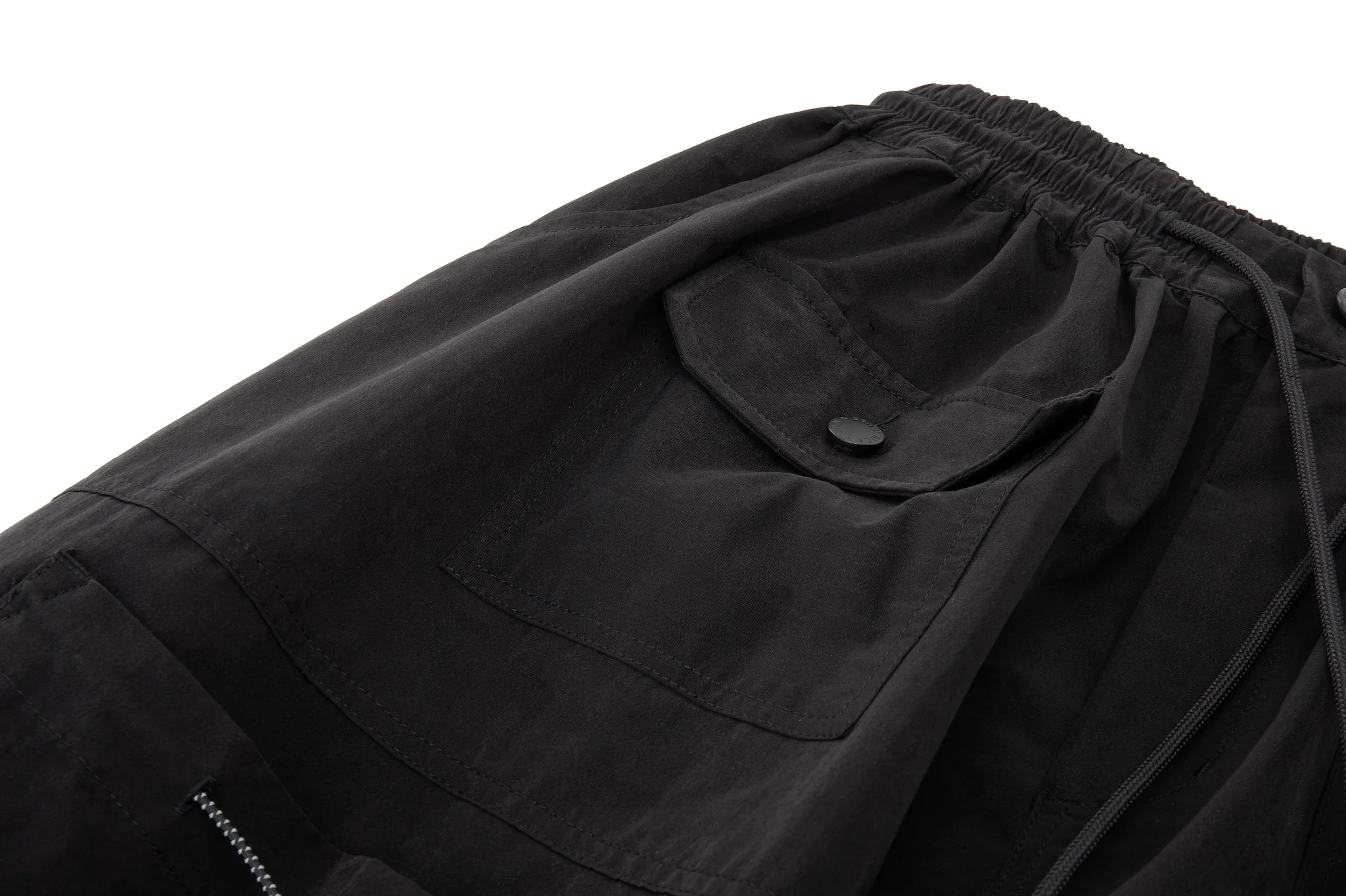 Yemi Cargo Pants – Extra Wide Leg, Multi-Pocket, Midnight - Image 13