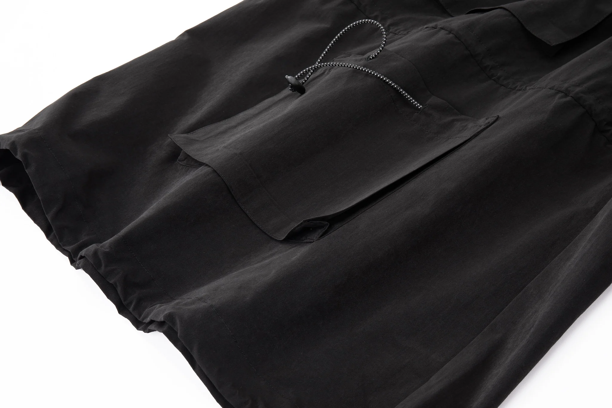 Yemi Cargo Pants – Extra Wide Leg, Multi-Pocket, Midnight - Image 17