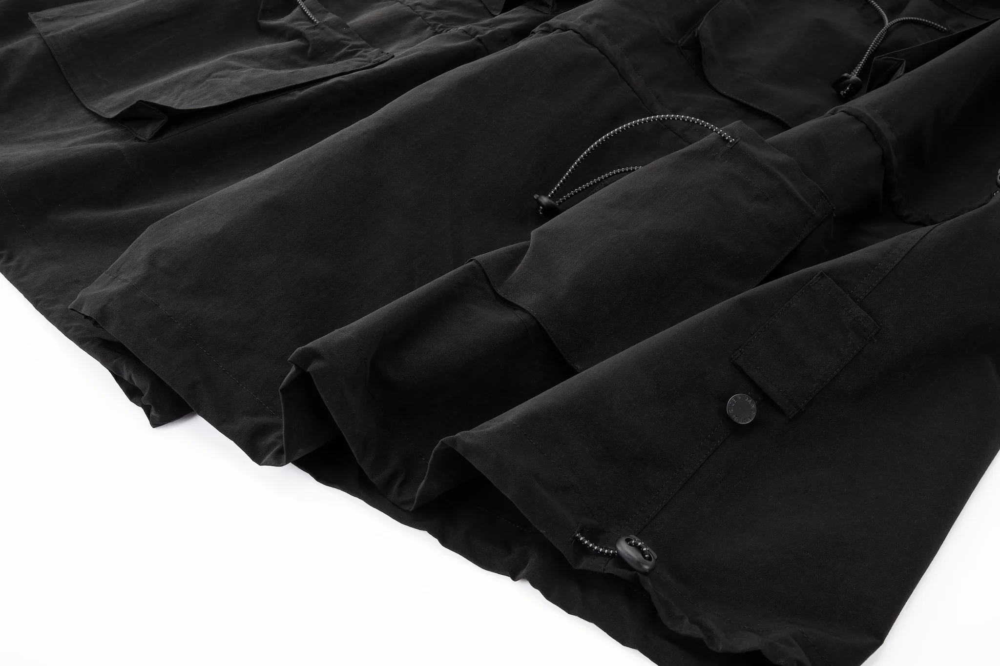 Yemi Cargo Pants – Extra Wide Leg, Multi-Pocket, Midnight - Image 18